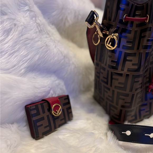 Fendi Mon Tresor FF multicolor bucket bag - Picture 4 of 9